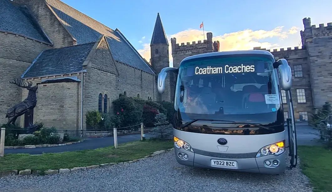 Coathams coach at castle