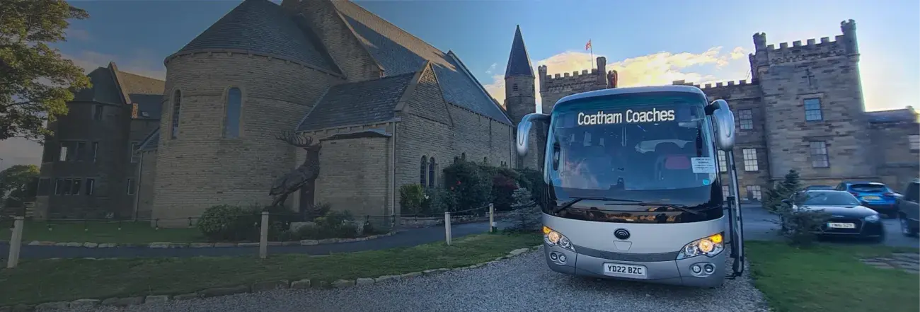 Coathams coach at castle