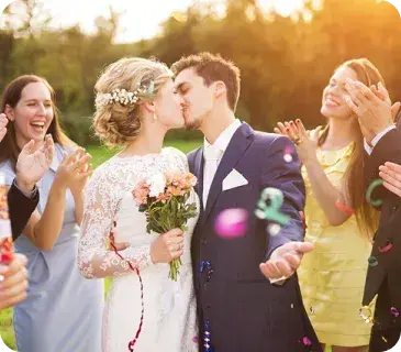 Wedding couple